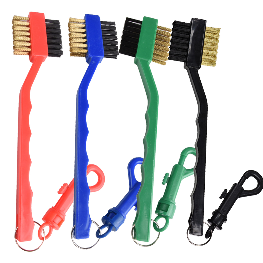 Golf Equipment Gifts - 골프 청소 브러시 ​​양면 디자인 휴대용