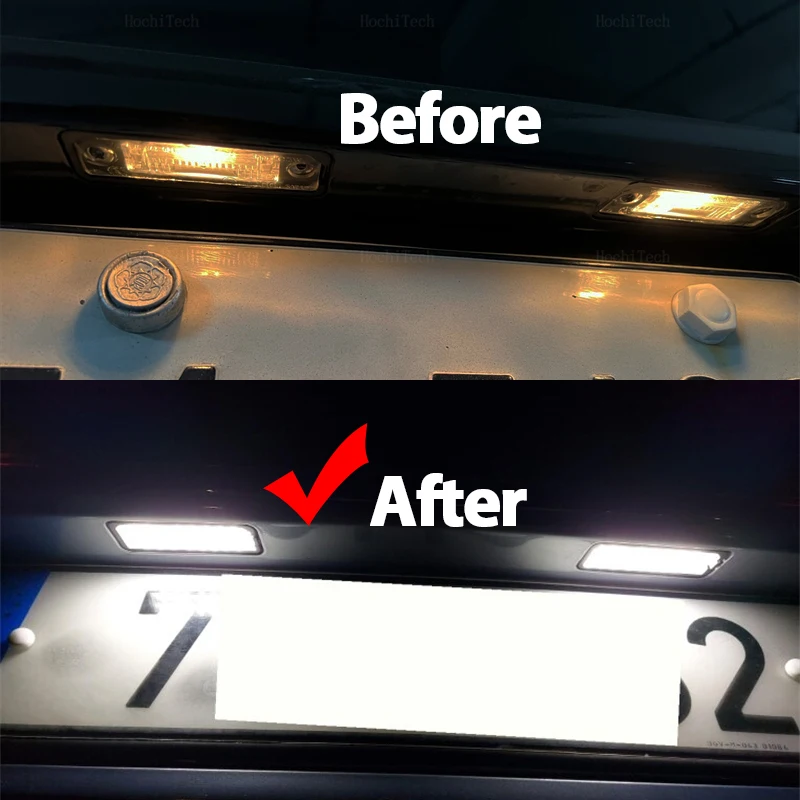 1개 12V 자동차 LED 번호판등 (폭스바겐 파사트  - Golf Equipment And Accessories 리뷰 및 가격