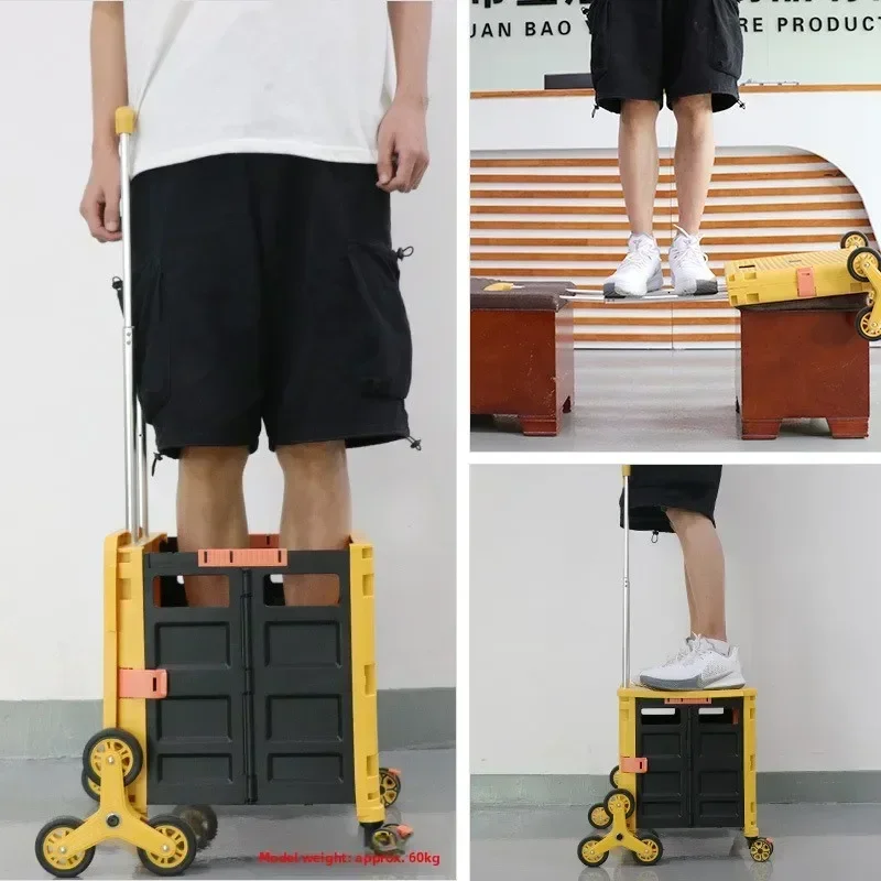 미니멀리스트 새로운 접이식 쇼핑 카트, 소형 풀 카트, - Pull Cart Fold 리뷰 및 가격