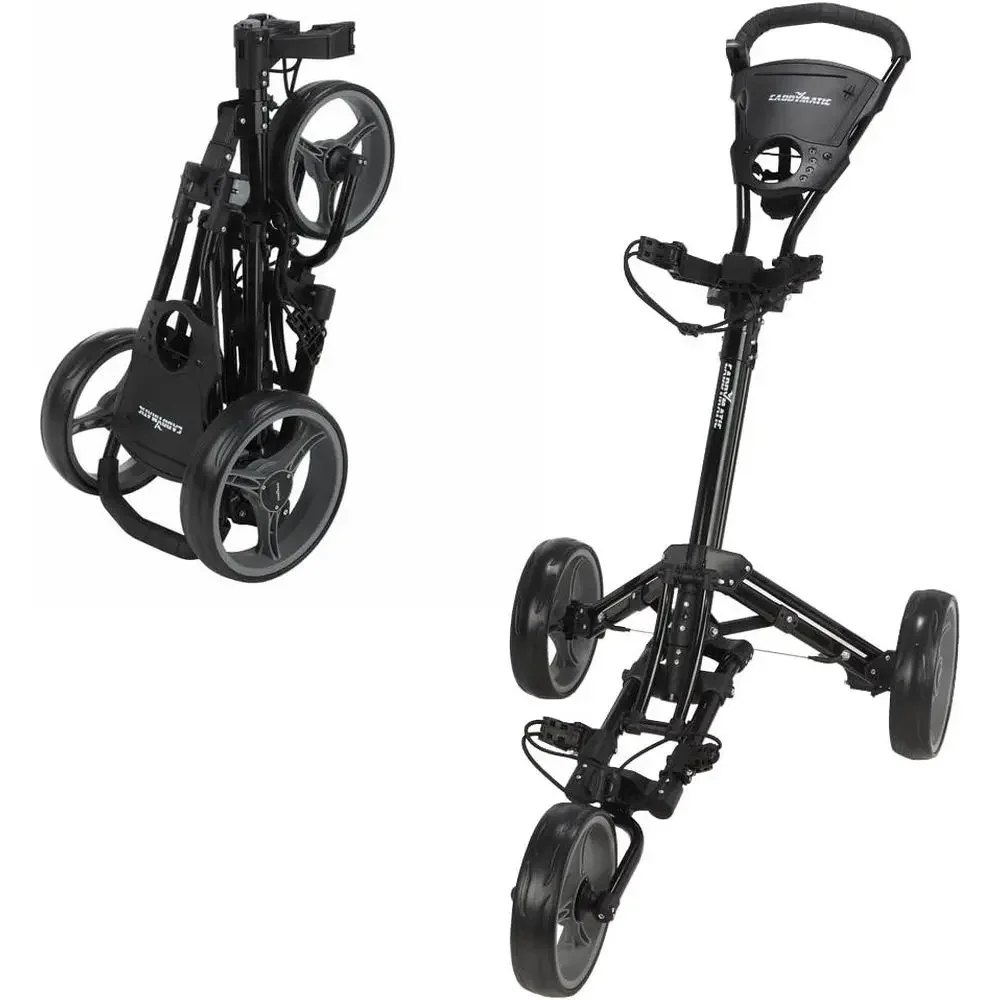 경량 원키 접이식 푸시/풀 골프 카트 - 블랙 - Pull Cart Fold 리뷰 및 가격