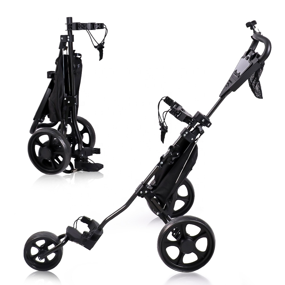 경량 알루미늄 합금 접이식 골프 푸시풀 카트 3륜 골프 - Pull Cart Fold 리뷰 및 가격