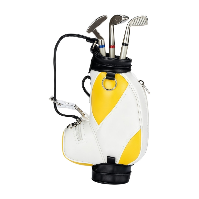 골프 테마 데스크탑 연필 주최자 컨테이너 PU 가죽 펜 - Golf Equipment Manager 리뷰 및 가격