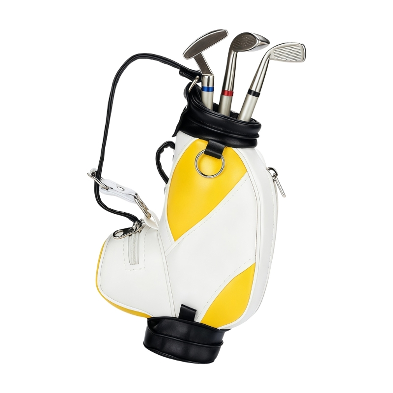 골프 테마 데스크탑 연필 주최자 컨테이너 PU 가죽 펜 - Golf Equipment Manager 리뷰 및 가격
