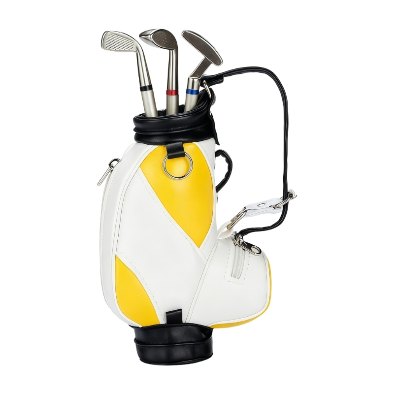 골프 테마 데스크탑 연필 주최자 컨테이너 PU 가죽 펜 - Golf Equipment Manager 리뷰 및 가격