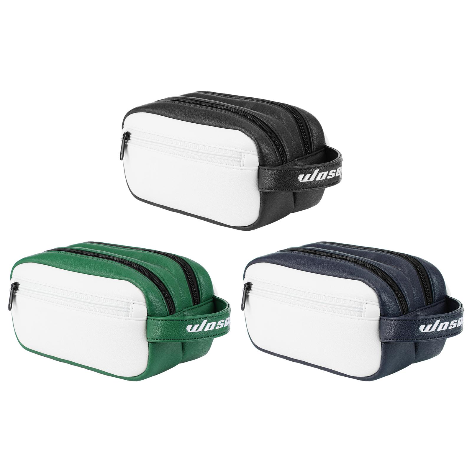 PU 골프 공 파우치 골프 장비용 지퍼가 달린 대용량  - Golf Equipment Gifts 리뷰 및 가격