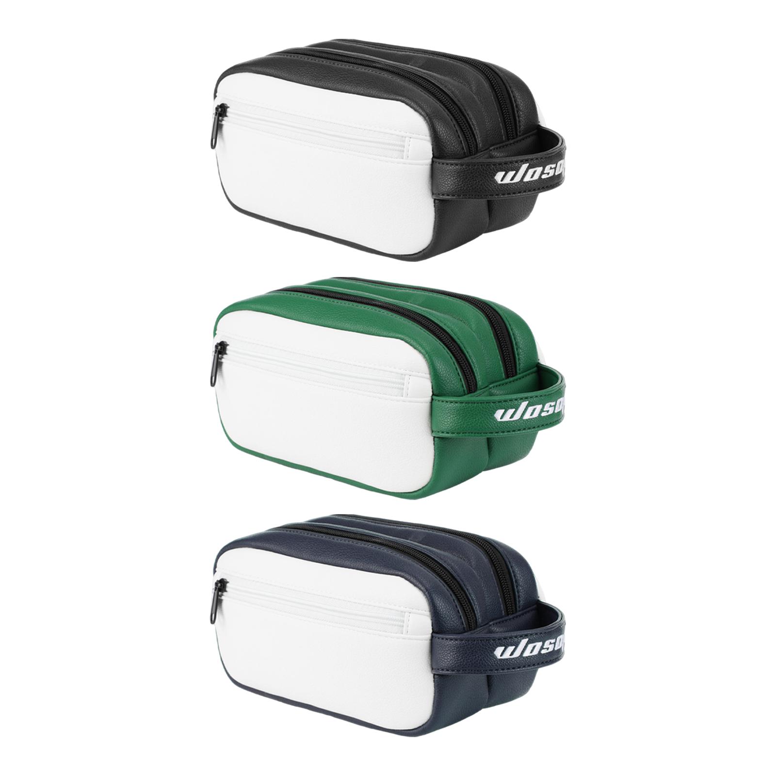 PU 골프 공 파우치 골프 장비용 지퍼가 달린 대용량  - Golf Equipment Gifts 리뷰 및 가격