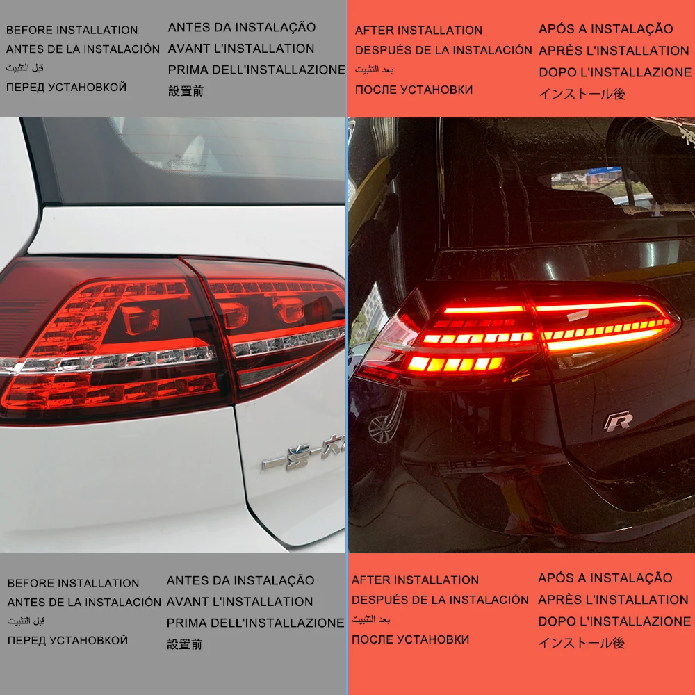 폭스바겐 골프 7 2013-2017 차량용 LED 테일 - Golf Equipment And Accessories 리뷰 및 가격