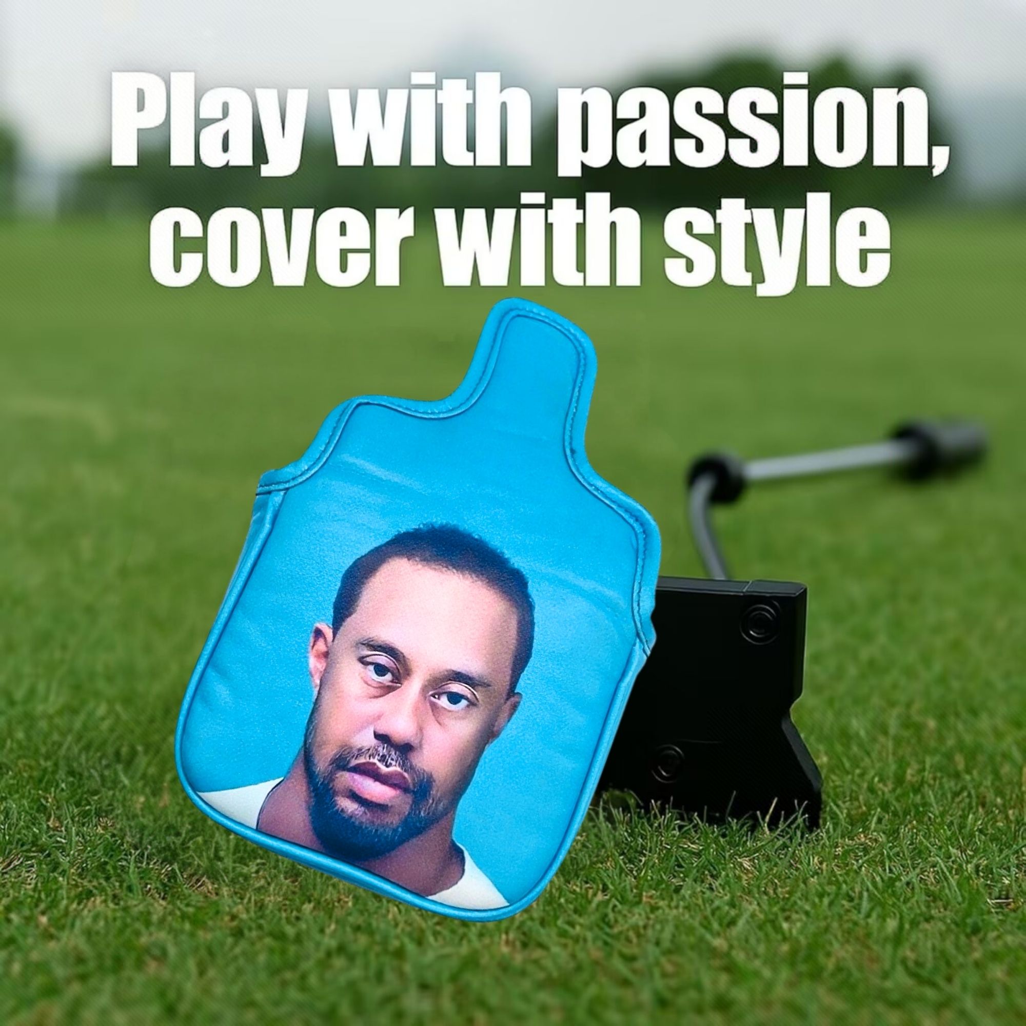 재미있는 골프 말렛 퍼터 헤드 커버 골프 선물, 남녀  - Golf Equipment And Accessories 리뷰 및 가격